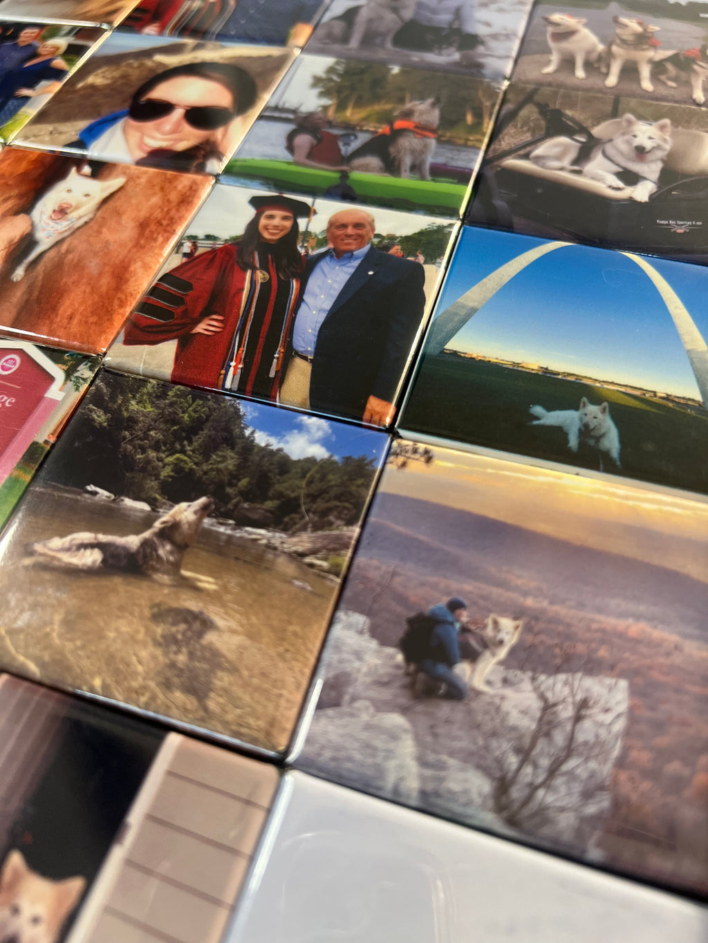 2 x 2 Custom Photo Magnet Moments - Set of 9